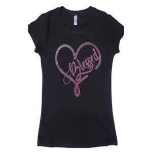 Pink Rhinestone T-shirt (S - XL) - New in Package